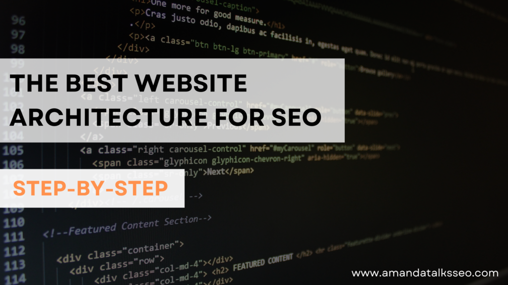 website architecture for seo