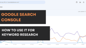 how to use google search console for keyword research